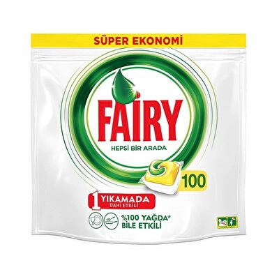 Fairy Hepsi 1 Arada Bulaşık Makinesi Tablet 100'lü