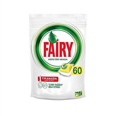Fairy Hepsi 1 Arada Bulaşık Makinesi Tableti 60'lı