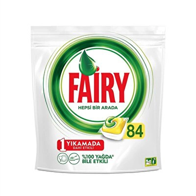 Fairy Hepsi Bir Arada Bulaşık Mak. Tableti 84'lü