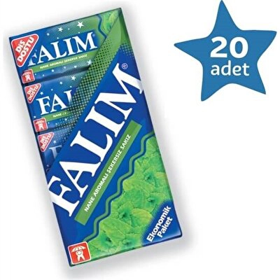 Falım 5'li Nane Aromalı Şekersiz Sakız 20'li 35 g