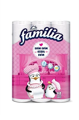 Familia Kağıt Havlu Güzel Evim Serisi 12'li