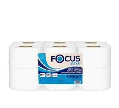 Focus Extra İçten Çekmeli Tuvalet Kağıdı 12'li