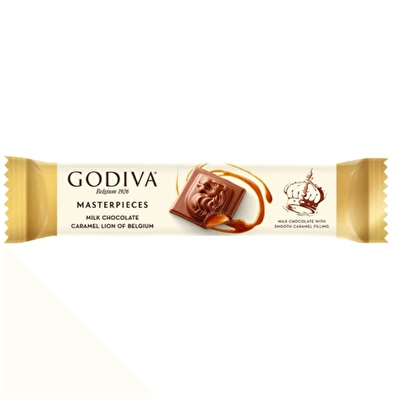 Godiva Sütlü Karamelli Çikolata Bar Aslan 32 g