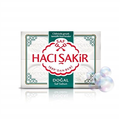 Hacı Şakir Beyaz Sabun 4*200 g