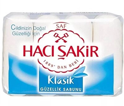 Hacı Şakir Güzellik Sabunu Klasik 4*70 g
