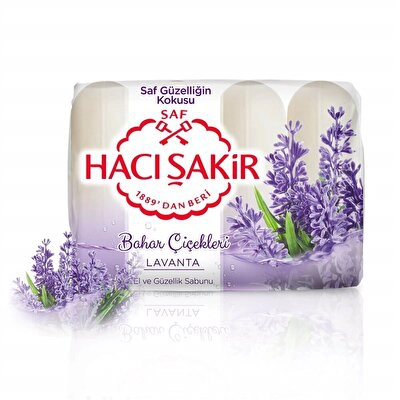 Hacı Şakir Güzellik Sabunu Lavanta 4*70 g