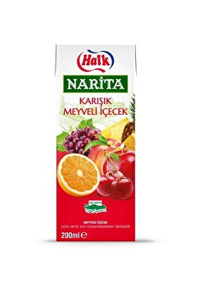 Halk Narita Karışık Meyveli İçecek 27'li 200 ml