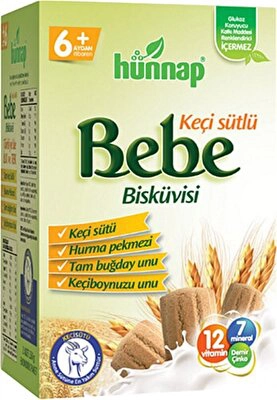 Hünnap Keçi Sütlü Bebe Bisküvisi 400 g