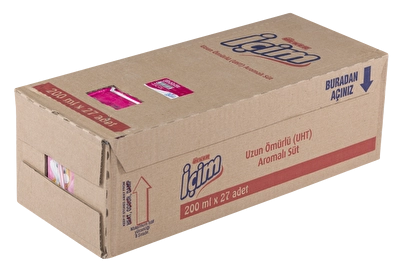 İçim İçimino Çilekli Süt 27'li 180 ml