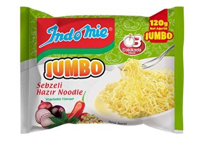 Indomie Jumbo Sebze Aromalı Noodle 120 g