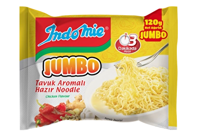 Indomie Jumbo Tavuk Aromalı Noodle 120 g