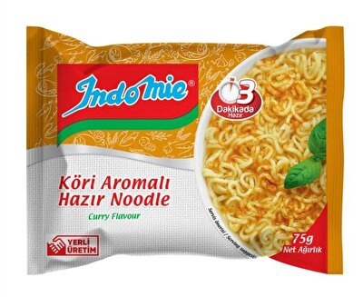 Indomie Köri Aromalı Paket Noodle 75 g