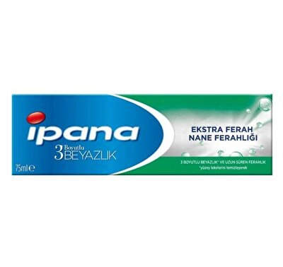 İpana Diş Macunu 3D White Nane Ferahlığı 75 ml