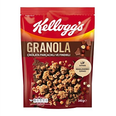 Kellogs Granola Çikolatalı Fındıklı 340 g