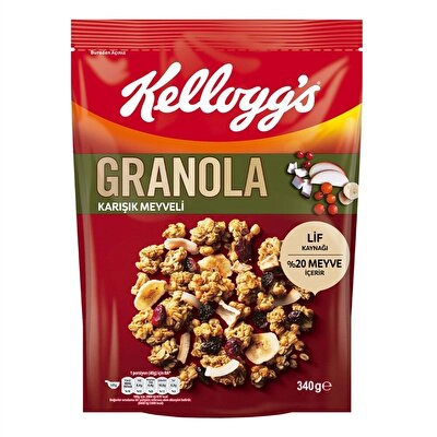 Kellogs Granola Meyveli 340 g