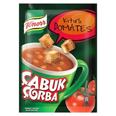 Knorr Çabuk Çorba Kıtırlı Domates 144*22 g