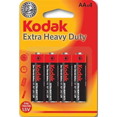 Kodak 1,5V Aa Çinko Kalem Pil 4'lü
