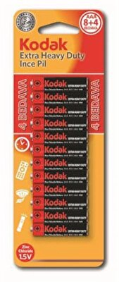 Kodak Çinko Karbon İnce Pil 12 li