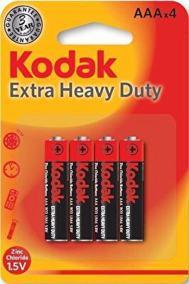 Kodak İnce Alkalin 4 lü