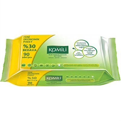 Komili Islak Temizlik Havlusu 90'lı