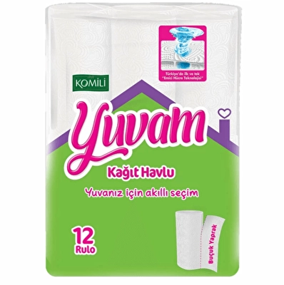 Komili Yuvam Kağıt Havlu 12'li