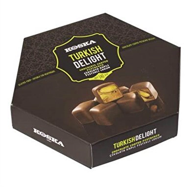 Koska Lokum Fıstıklı Çikolata Kaplı 140 g