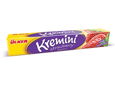 Kremini Mini Toffe Çilek Aromalı 50'li 7 g