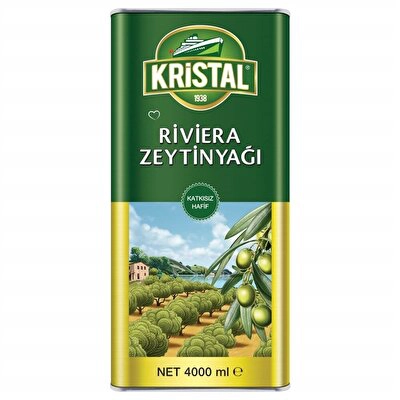 Kristal Riviera Zeytinağı Teneke 4 l