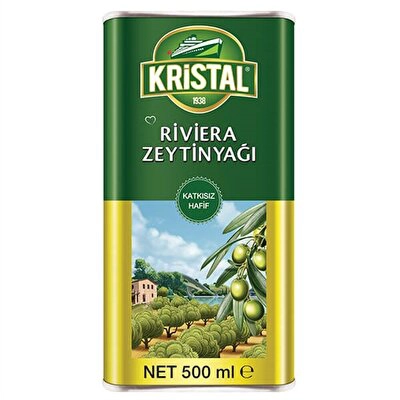 Kristal Teneke Riviera Zeytinyağı 500 ml