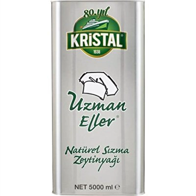 Kristal Uzman Eller Naturel Sızma Zeytinyağı 5 l