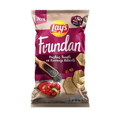 Lays Fırından HaşHaş Tane ve Kırmızı Biber 96 g