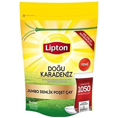 Lipton Doğu Karadeniz Jumbo  Dem.Poş. Çay 30*20 g