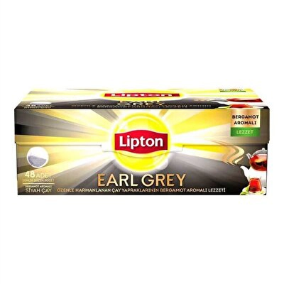 Lipton Earl Grey Tea Demlik 48*3,2 g