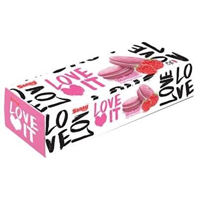 Loveit Frambuazlı Kremalı Bisküvi 24'lü 88 g
