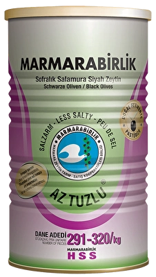M.Birlik (S) 291-320 Az Tuzlu Doğal Salamura Sulu Teneke 800 g
