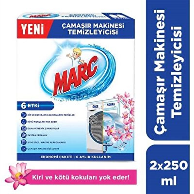 Marc Çamaşır Makine Temizleyici 2*250 ml