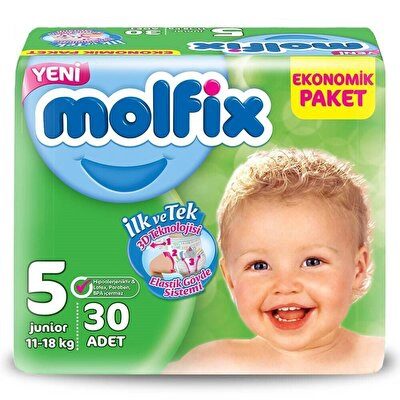 Molfix Jumbo Junior (5) 11-18 Kg 30'lu