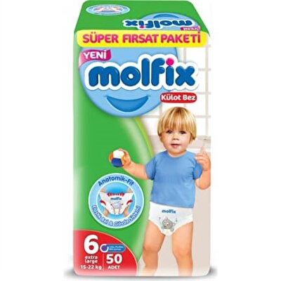 Molfix Külot Bez Süper Fırsat Xlarge 50'li