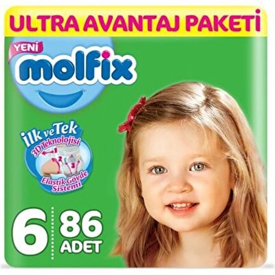 Molfix Ultra Avantaj Paketi X Large 86'lı