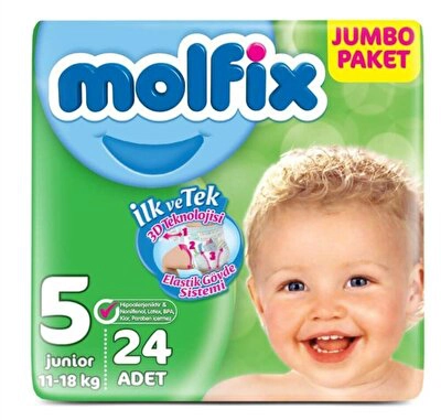 Molfix Yeni Jumbo Junior (5) 24'lü