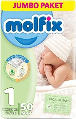 Molfix Yeni Jumbo Yenidoğan (1) 44 lü