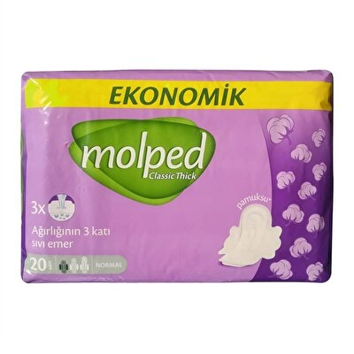 Molped Eko Kanatlı Normal 20'li