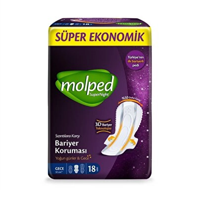 Molped Ultra Gece Süper Eko 18 li