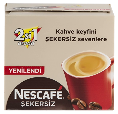 Nescafe 2+1 Şekersiz 48*10 g