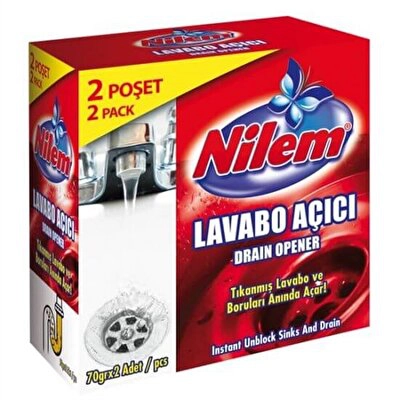 Nilem Lavabo Açıcı Kutulu 2*70'li
