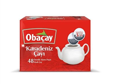Obaçay Karadeniz Çayı Demlik Poşet 48*3,2 g