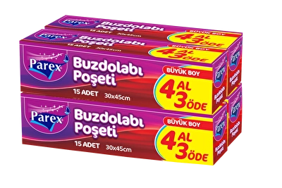 Parex Buzdolabı Poşeti Büyük Boy Adet