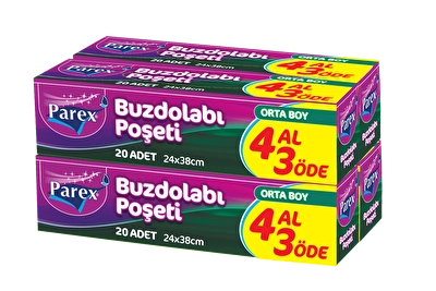 Parex Buzdolabı Poşeti Orta Boy Adet