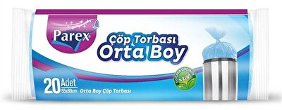 Parex Güçlü Çöp Torbası Orta Boy - Adet