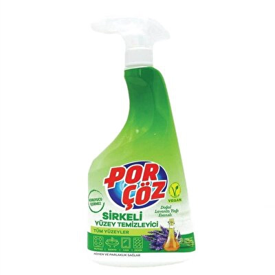 Porçöz Sirkeli Yüzey Temizleyici Sprey 750 ml